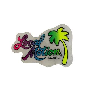 VTG Vintage Local Motion Colorful Logo Surf Sticker